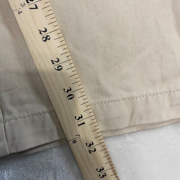 Old Navy Pants Mens 34 x 32 Tan Chino Classic Favorite Khakis Straight Leg - Picture 8 of 9